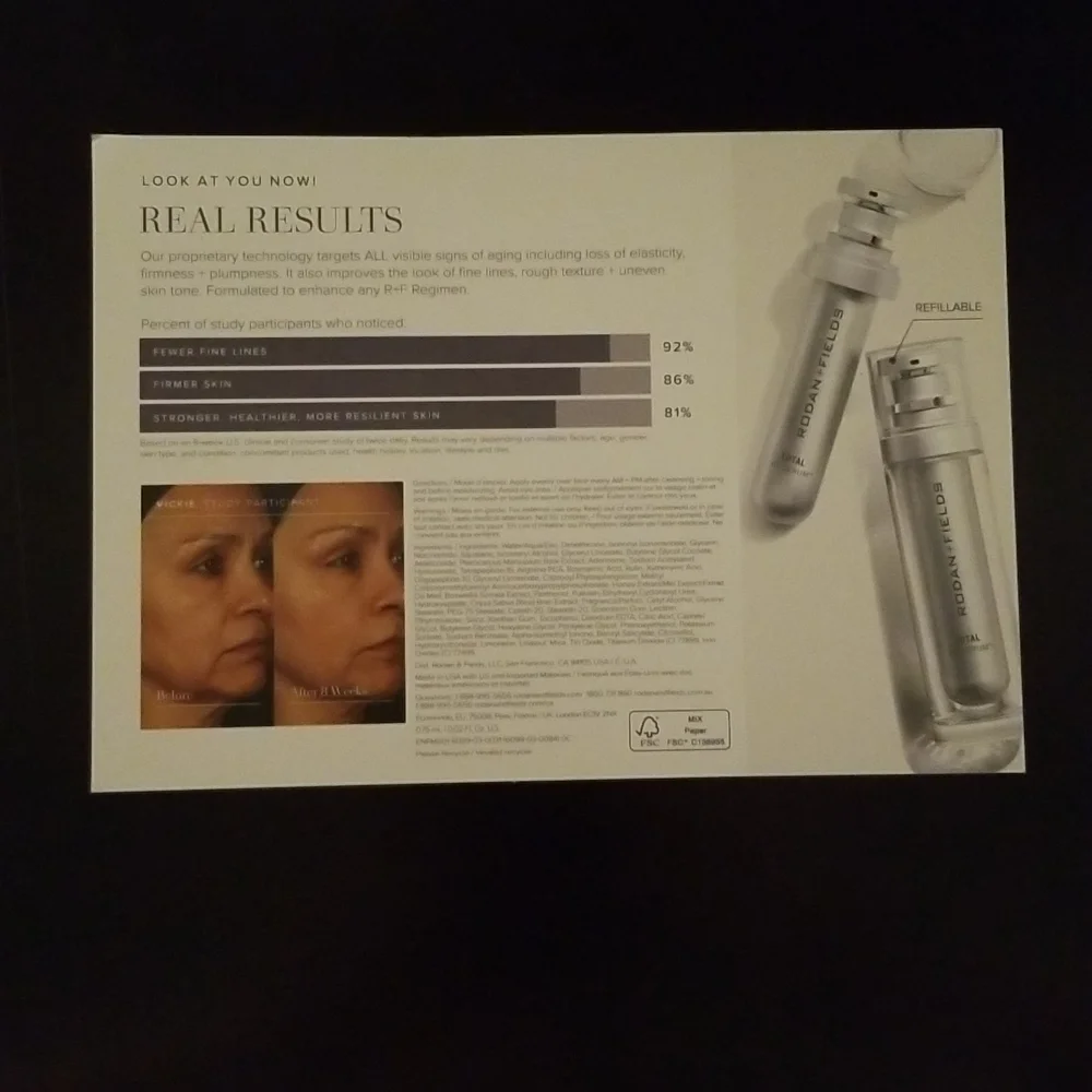 Rodan+Fields Total RF Serum 10 Samples - Picture 4 of 4